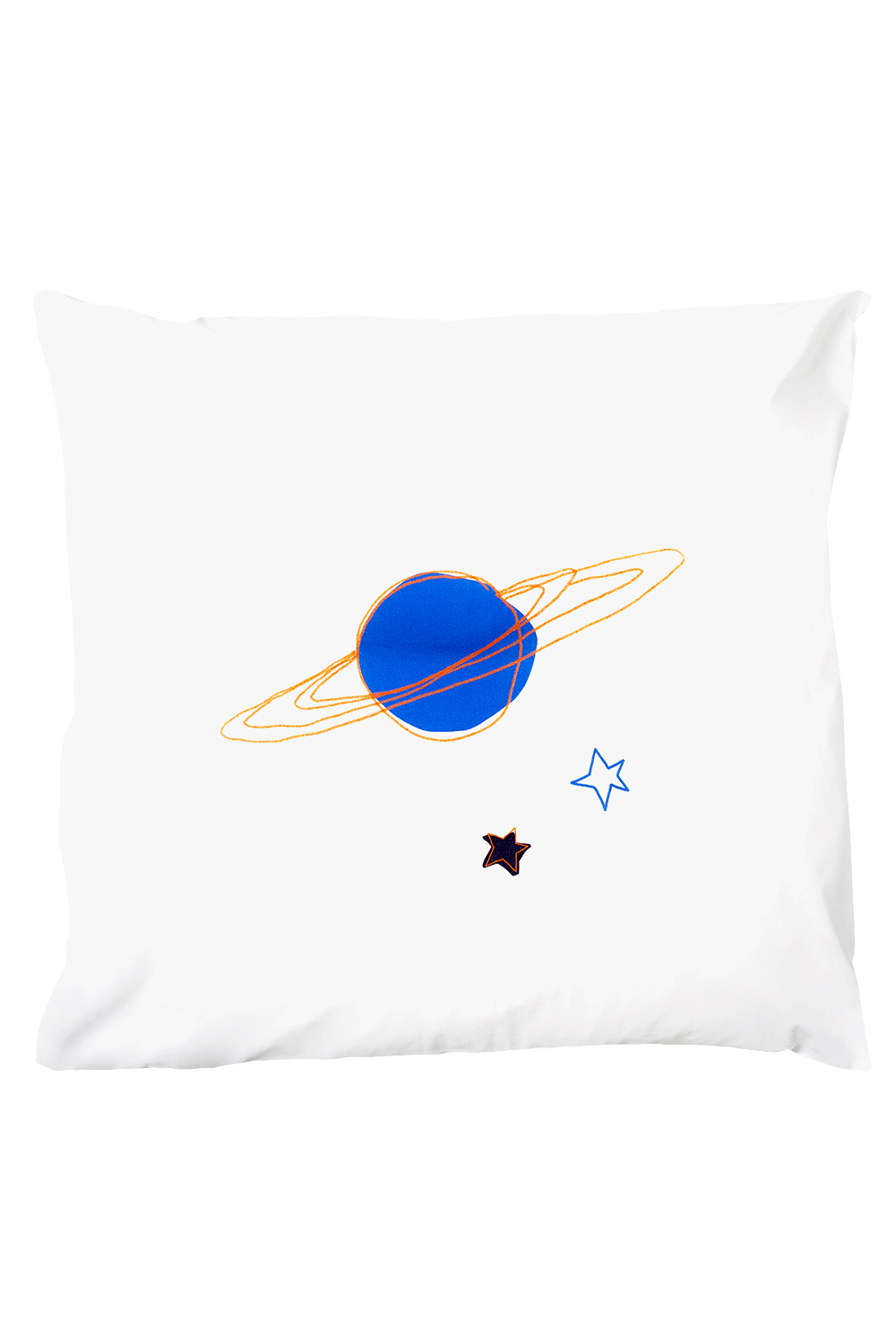 Kissenbezug Playful Planet 80 x 80 cm - 100 % Baumwolle
