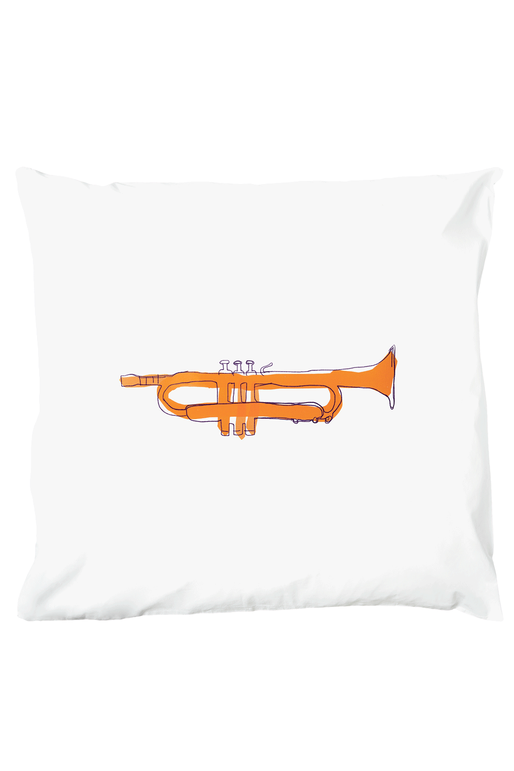 Kissenbezug Tiny Trumpet 80 x 80 cm - Schadstofffreie Kinderbettwäsche